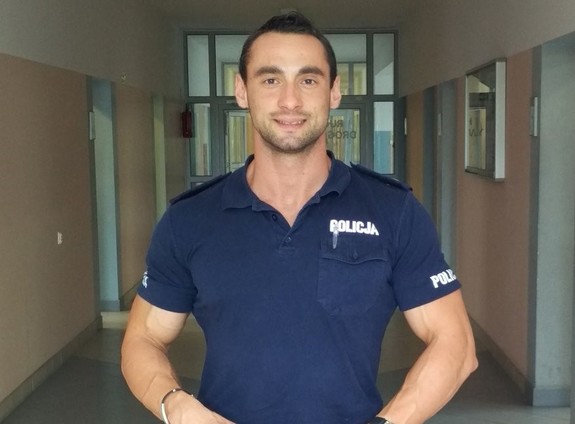 Policjant Sebastian Hombek