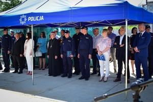 Zaproszeni goście i kadra kierownicza podkarpackiej policji.