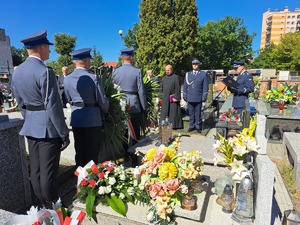 Komendant Powiatowy Policji w Zakopanem podczas wystąpienia