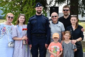 Ślubowanie nowo przyjętych policjantów na Oddziale Prewencji Policji