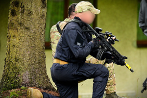 Policjanci podczas szkolenia