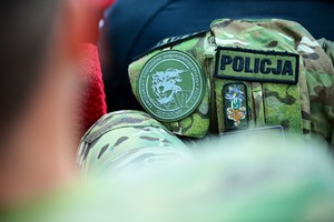 Policjanci podczas szkolenia