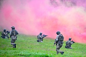 Policjanci podczas szkolenia