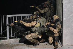 Policjanci podczas szkolenia
