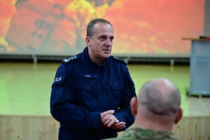 Policjanci podczas szkolenia