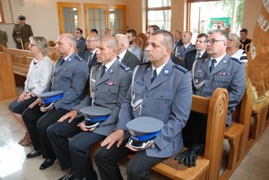 Uroczysta zbiórka z okazji poświęcenia nagrobka tragicznie zmarłego policjanta Policji Państwowej post. Jana Stachelskiego