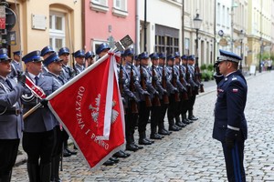 Wielkopolscy policjanci podczas obchodów 100. rocznicy powstania Policji Państwowej