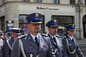 Wielkopolscy policjanci podczas obchodów 100. rocznicy powstania Policji Państwowej