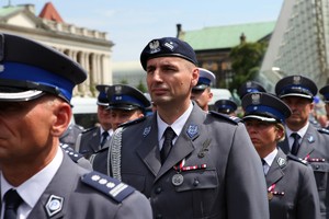 Wielkopolscy policjanci podczas obchodów 100. rocznicy powstania Policji Państwowej