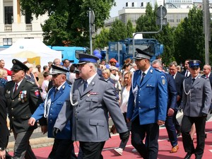 Wielkopolscy policjanci podczas obchodów 100. rocznicy powstania Policji Państwowej