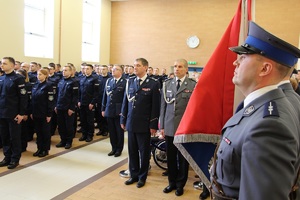 Uroczyste ślubowanie nowo przyjętych policjantów w szeregi Wielkopolskie Policji