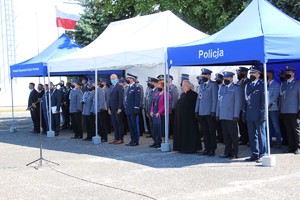 Wojewódzkie Obchody Święta Policji w dniu 31 lipca 2020 roku na ulicy Taborowej w Poznaniu