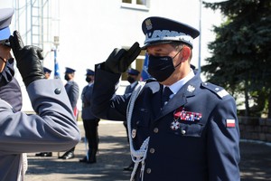 Wojewódzkie Obchody Święta Policji w dniu 31 lipca 2020 roku na ulicy Taborowej w Poznaniu