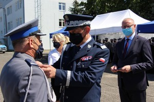 Wojewódzkie Obchody Święta Policji w dniu 31 lipca 2020 roku na ulicy Taborowej w Poznaniu