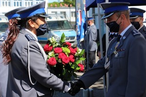 Wojewódzkie Obchody Święta Policji w dniu 31 lipca 2020 roku na ulicy Taborowej w Poznaniu