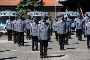 Wojewódzkie Obchody Święta Policji w dniu 31 lipca 2020 roku na ulicy Taborowej w Poznaniu