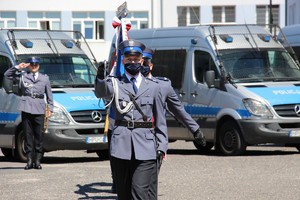 Wojewódzkie Obchody Święta Policji w dniu 31 lipca 2020 roku na ulicy Taborowej w Poznaniu