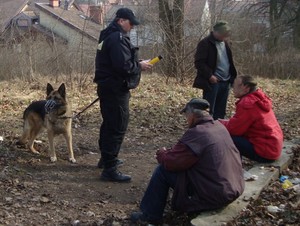 Zastęp na służbie