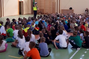 Spotkanie policjantów z uczniami SP 4