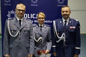 Uczestnicy uroczystego ślubowania nowych policjantów