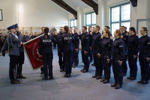 Uroczystość ślubowania nowych policjantów