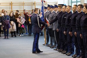 Uroczystość ślubowania nowych policjantów