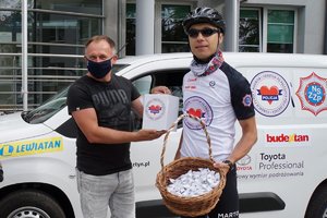 Uczestnicy policyjnego rajdu rowerowego