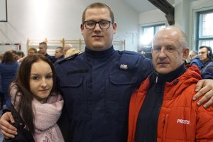 Uczestnicy uroczystego ślubowania policjantów