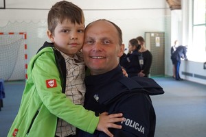 Uczestnicy uroczystego ślubowania policjantów