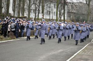 Ślubowanie nowo przyjętych policjantów 8 stycznia 2018 roku.