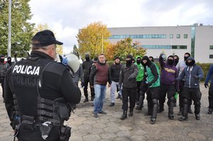 ćwiczenia policjantów