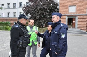 ćwiczenia policjantów