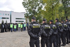 ćwiczenia policjantów