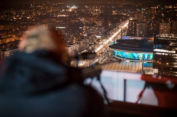 Policjanci z Samodzielnego Pododdziału Antyterrorystycznego Policji zabezpieczający Szczyt Klimatyczny COP 24 w Katowicach