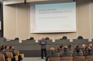 Odprawa służbowa śląskiego garnizonu Policji