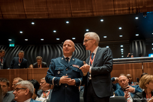 gen. insp. Jarosław Szymczyk z Sekretarzem Generalnym Interpolu Jurgenem Stockiem