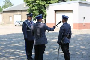 Złożenie meldunku Komendantowi Wojewódzkiemu Policji w Katowicach.