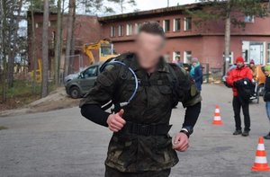 Policyjny kontrterrorysta z Katowic, jeden ze zwycięzców biegu w kategorii Policja