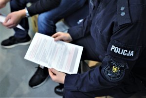 Akcja honorowej zbiórki krwi pod katowicką komendą wojewódzką policji