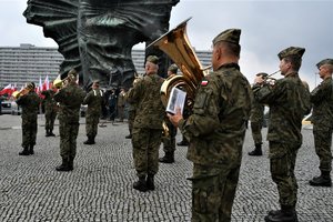 żołnierze Orkiestry Wojska Polskiego