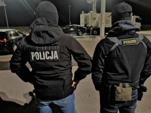 policjant z Polski z policjantem z Austrii