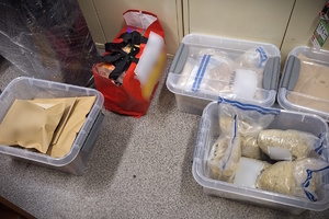 Zdjęcie zatrzymanych narkotyków