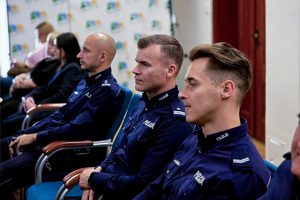 Zdjęcie policjantów uczestniczących w seminarium