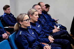 Zdjęcie policjantów uczestniczących w seminarium