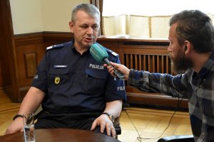 Komendant wojewódzki udziela wywiadu