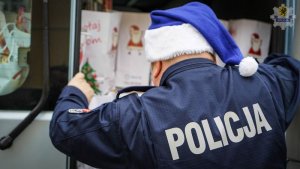 Policjanci z wizytą w szpitalu