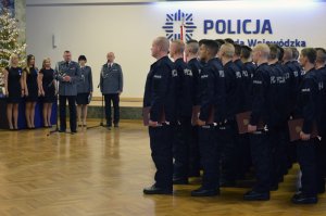 ŚLUBOWANIE NOWO PRZYJĘTYCH POLICJANTÓW