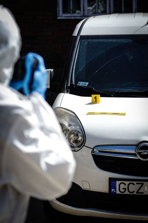 Policjanci podczas szkolenia