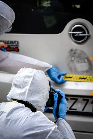 Policjanci podczas szkolenia