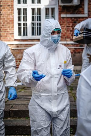 Policjanci podczas szkolenia